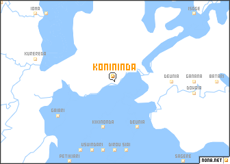 map of Konininda