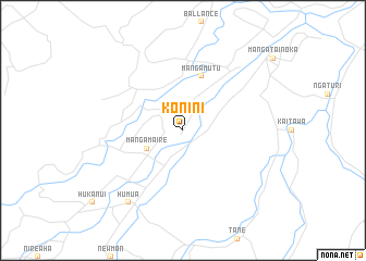 map of Konini