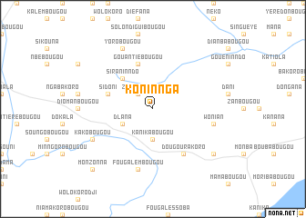 map of Koninnga