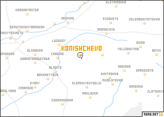 map of Konishchevo