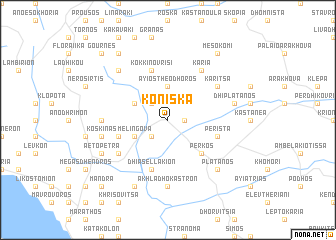 map of Koníska