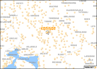 map of Konišor
