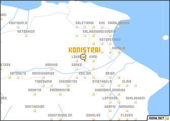 map of Konístrai