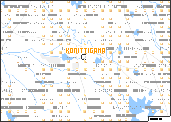 map of Konittigama