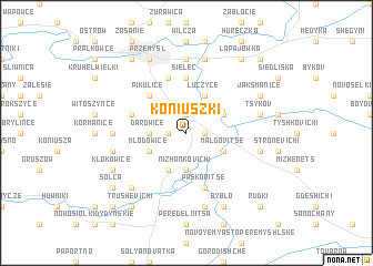 map of Koniuszki