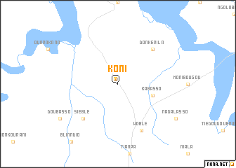 map of Koni