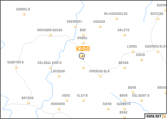 map of Koni