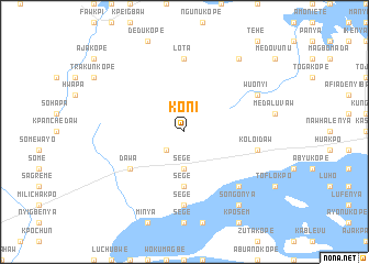 map of Koni