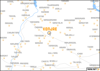 map of Konjae
