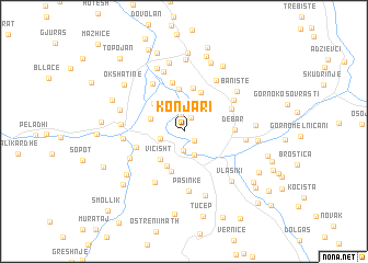 map of Konjari