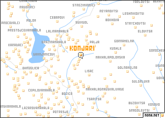 map of Konjari