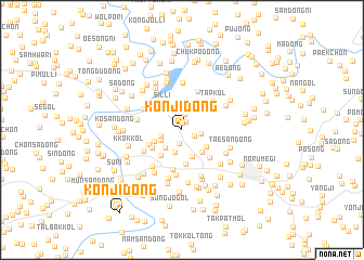 map of Kŏnji-dong