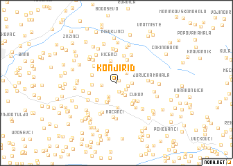 map of Konji -Rid