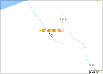 map of Konjobando