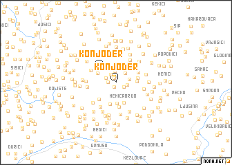 map of Konjoder