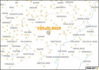 map of Konjolahun