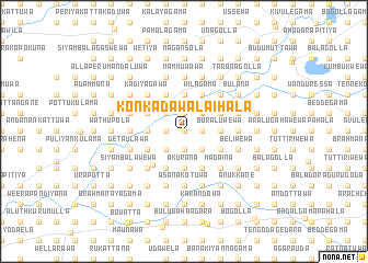 map of Konkadawala Ihala