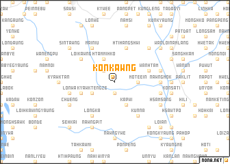 map of Kon-kawng