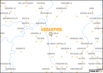 map of Konkéfing