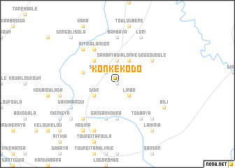 map of Konké Kodo