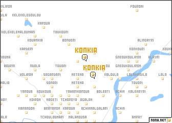 map of Konkia