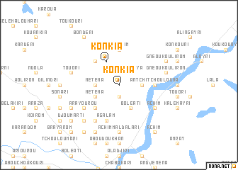 map of Konkia