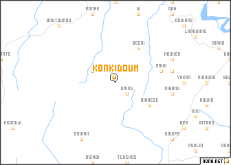map of Kon Kidoum