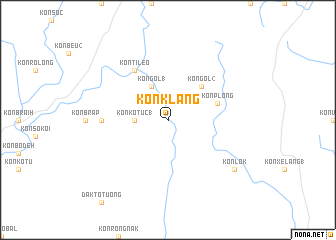 map of Kon Klang