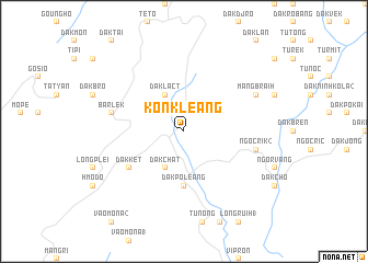 map of Kon Kleang