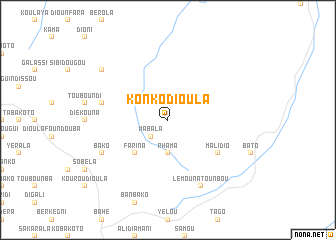 map of Konkodioula