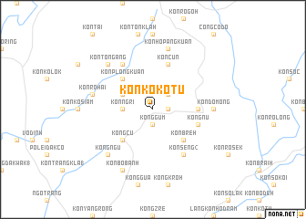 map of Kon Kokơtu