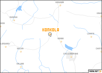map of Konkola