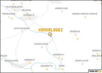 map of Kon\