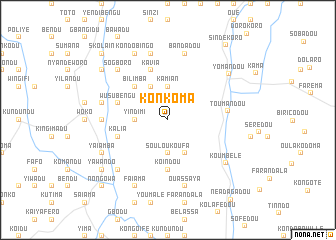 map of Konkoma