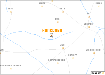 map of Konkomba