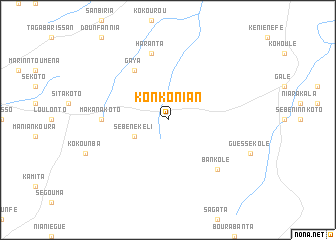 map of Konkonian