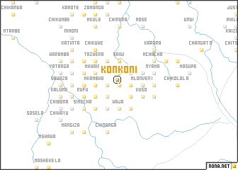 map of Konkoni