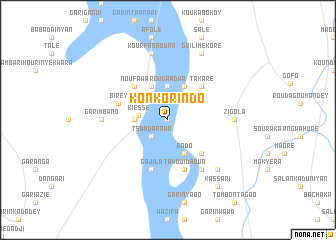 map of Konkorindo