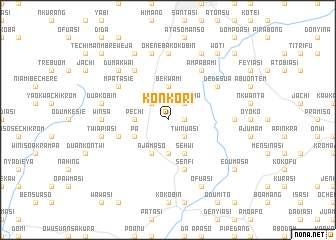 map of Konkori