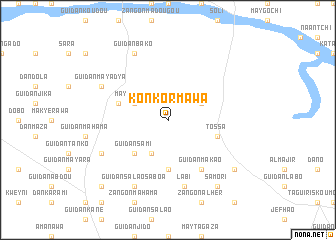 map of Konkormawa