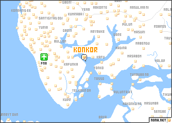 map of Konkor