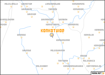 map of Kon Kơtu Iop