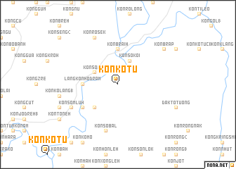 map of Kon Kơtu