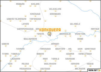 map of Konkouéra
