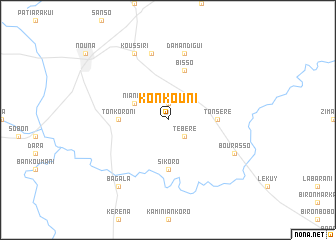 map of Konkouni