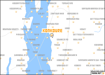 map of Konkouré