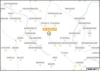 map of Konkou