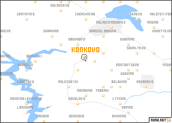 map of Kon\