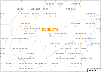 map of Konkoye