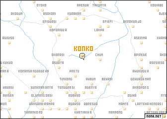 map of Konko